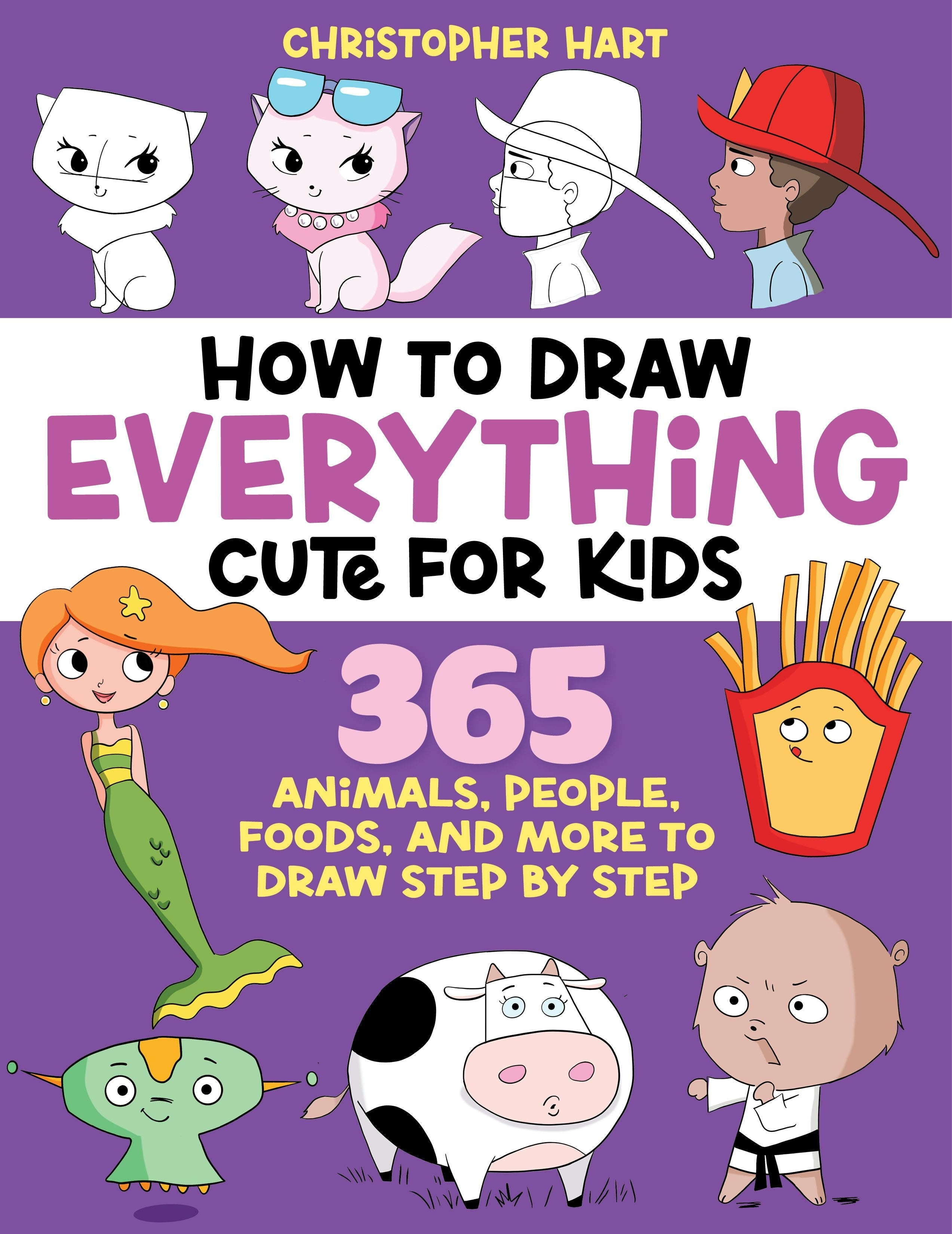 Book cover image for How to Draw Everything Cute for Kids ISBN: 9781684621118